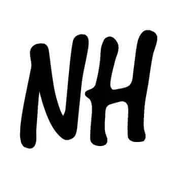 Stylized initials 'NH' representing Nurture Handmade logo design.