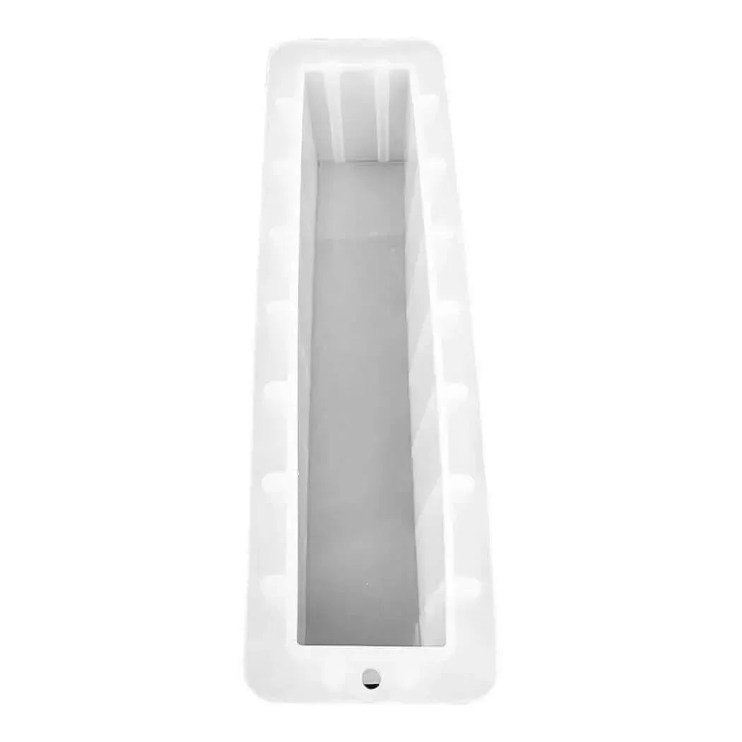 12" TS Silicone Soap Mold for cold process and melt and pour soaps, featuring sturdy sides for perfect bar shaping.