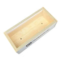 2.5 lb Basic Handle Wood Mold perfect for soap making, featuring an interior designed for 2.5 lb Handle Liner use.