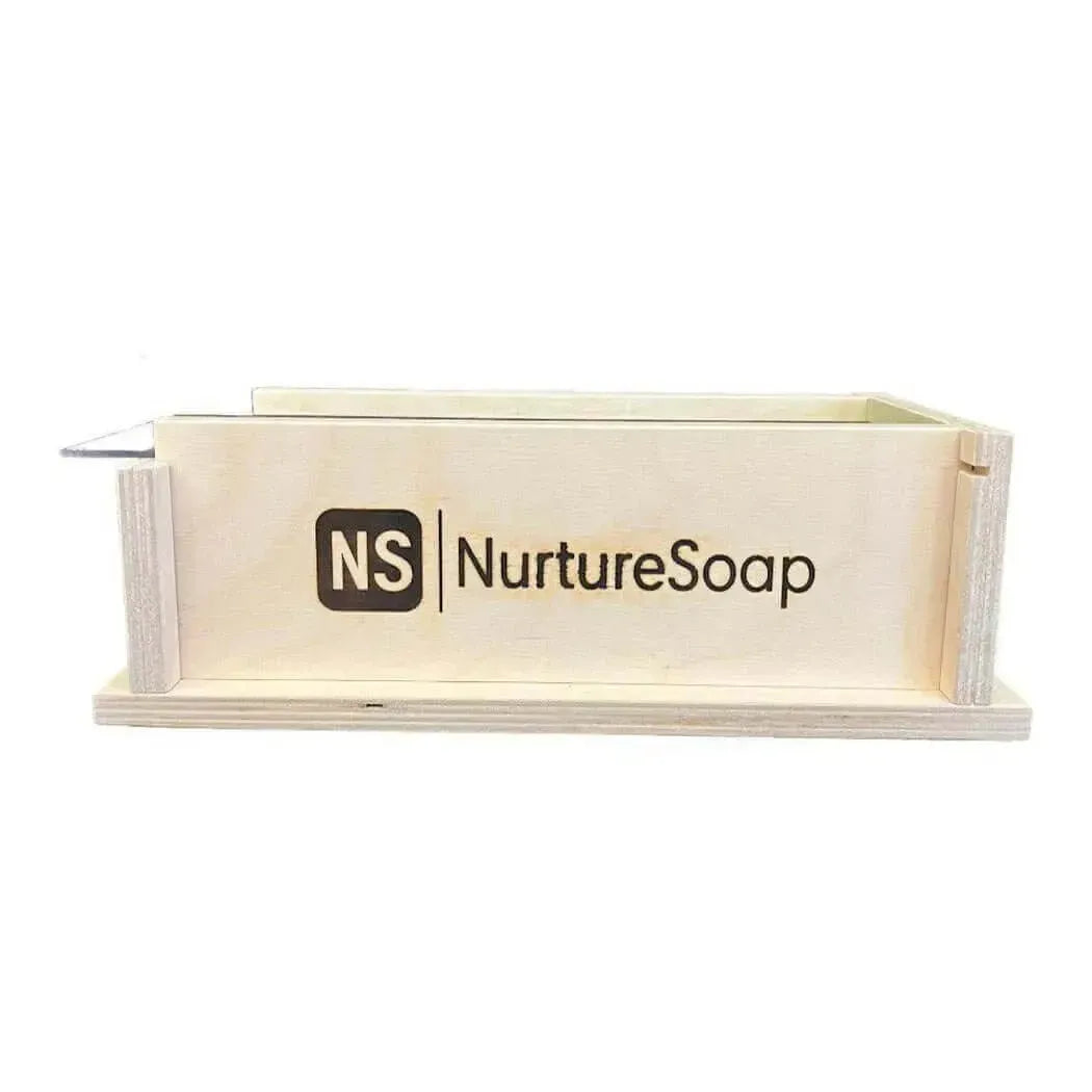 2.5 lb Handle Premium Soap Mold by NurtureSoap, perfect for easy soap making and preventing soda ash.