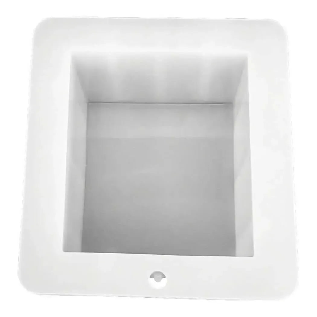 4-inch silicone soap mold for easy test batches and soap making, perfect for experimenting with new recipes.