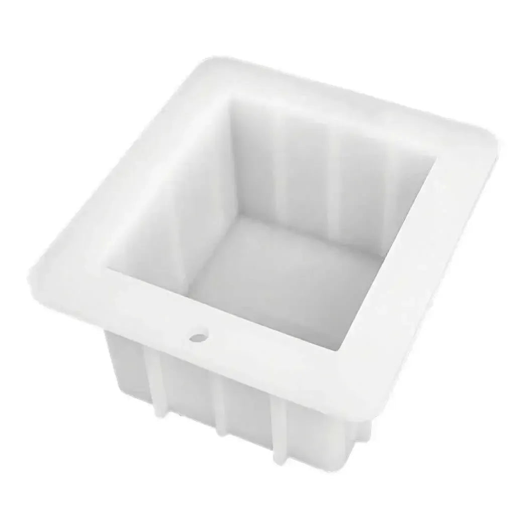 4" silicone soap mold for crafting small test batches of homemade soaps and experimenting with fragrances.