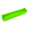 Vibrant green 7.5 lb silicone loaf liner. Perfect for baking, reduced price due to bowing. Final sale only!
