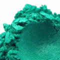 Emerald Green Mica Powder with Aquamarine Glow