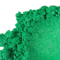 Green Vibrance Mica Powder in Bold True Green