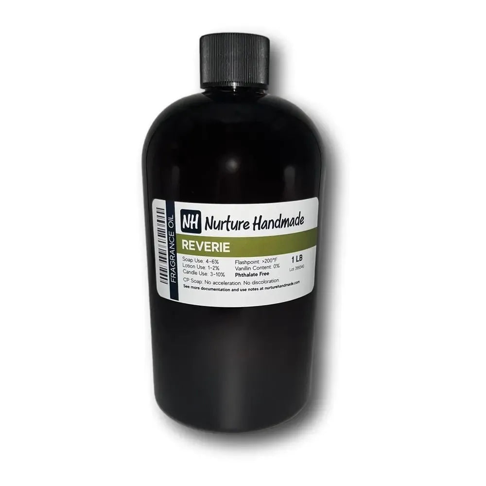 Reverie Fragrance Oil bottle showcasing luxurious citrus and floral scents for a dreamy escape.